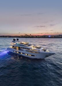 Pearl 95 at sunset