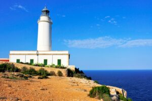 charter a yacht lighthouse formentera