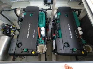 Engine room Windy 37 Shamal