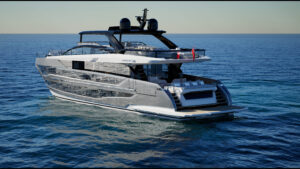 Pearl 100 Hybrid Exterior - Aft Port side