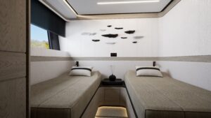 Pearl 100 Hybrid Lower Port cabin