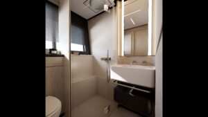 Pearl 100 Hybrid Lower Starboard ensuite
