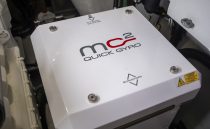 MC² Quick Gyro stabilizer in 2021 Sunseeker Manhattan 68 yacht engine room.