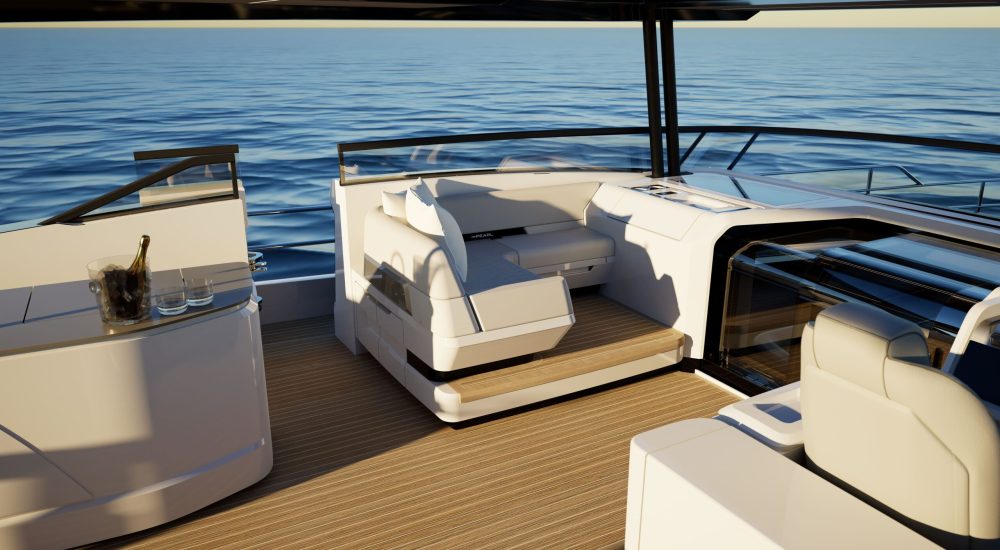 Pearl 100 Hybrid Exterior - Flybridge Door 2