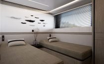 Pearl 100 Hybrid Lower Twin Starboard Cabin