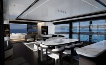 Pearl 100 Hybrid Saloon Dining Area