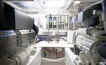 Pardo 50 engine room